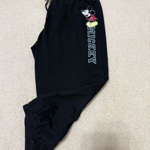 Mickey Mouse Black Crop Jogger xxl